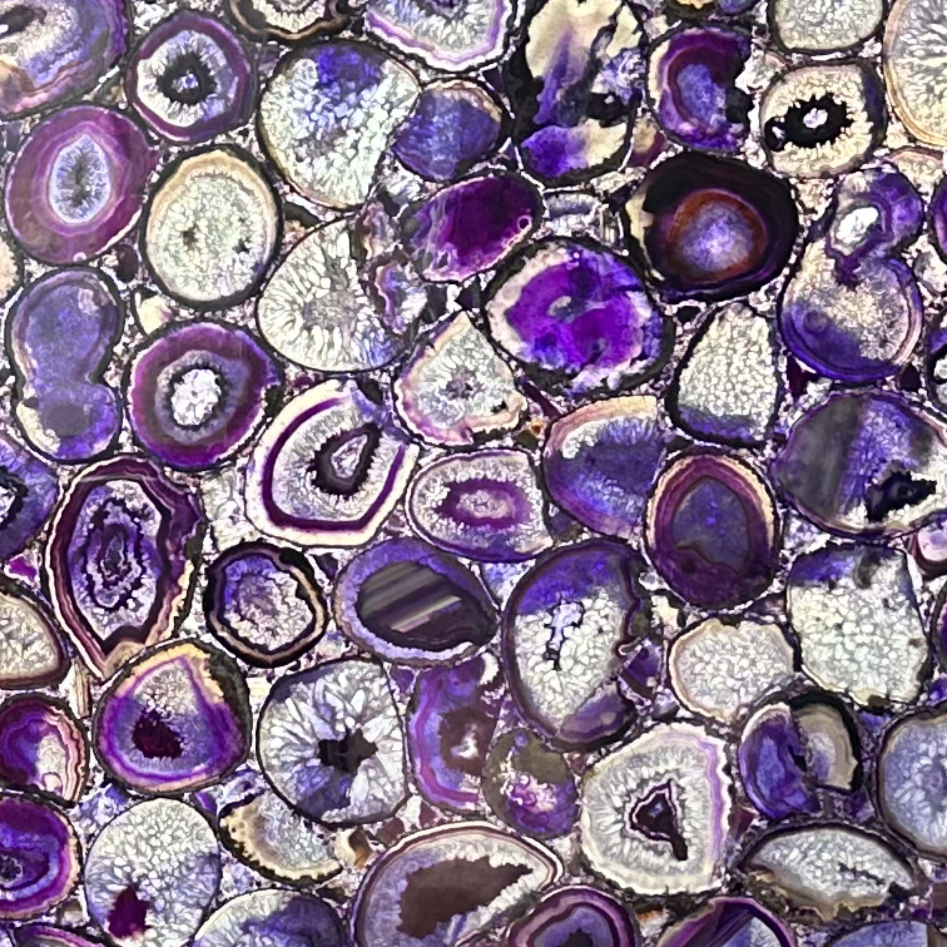 Purple Agate: Charming and Noble Colors in Interior Decoration