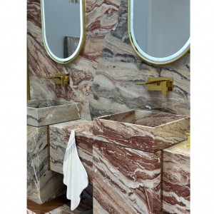  » Natural Marble Monica Red slabs and blocks