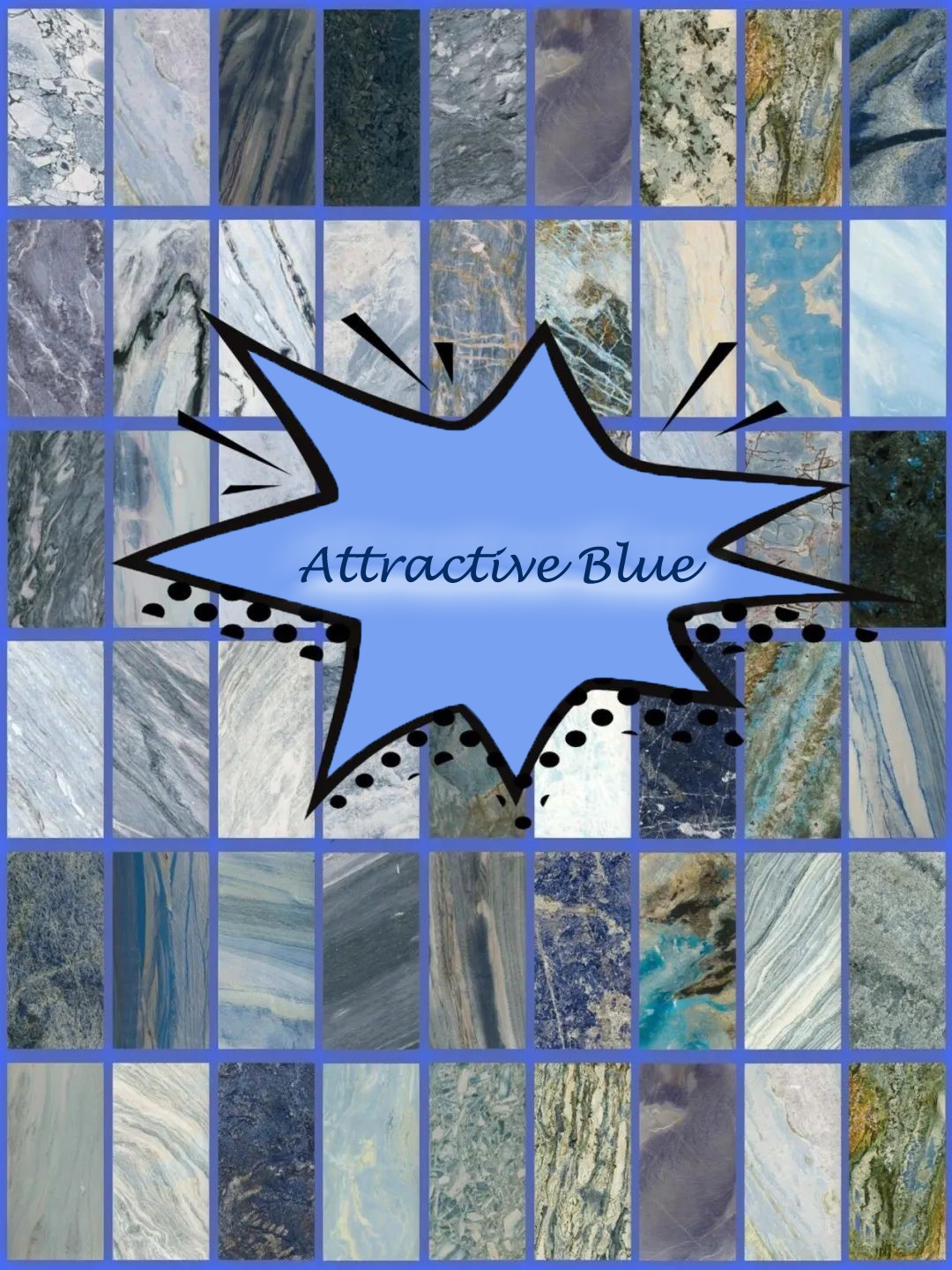 Several Popular Blue Materials