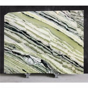  » Chinese Natural Green Marble Raggio Verde Polished Slab