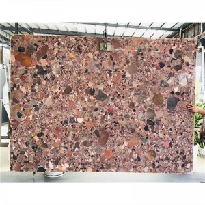  » Colorful Pearl Marble River Stone Polished for Flooring Tiles Wall