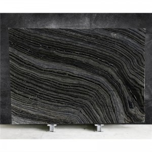  » Chinese Zebra Black Silver Wave Marble Blocks