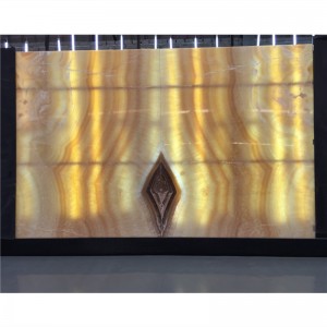  » Honey Yellow Onyx Polished Backlit Slab