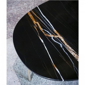  » Tunisia Sahara Noir Golden Marble Slab for Bathroom Interior Wall